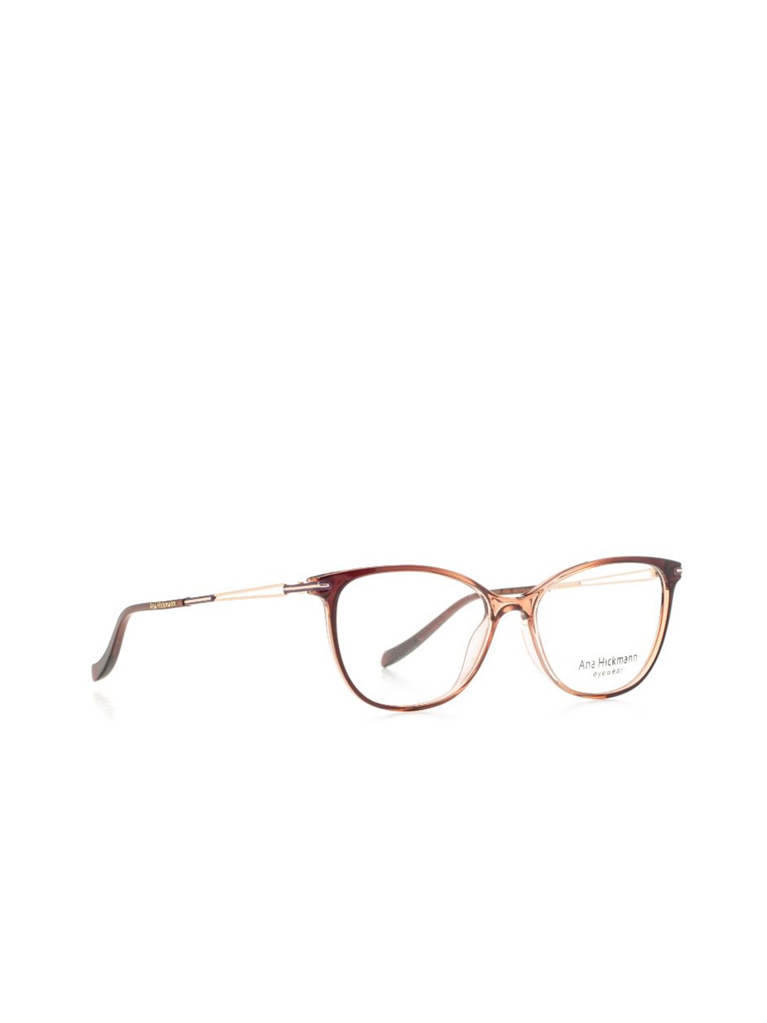 

Ana Hickmann Women Full Rim Cateye Frames, Brown
