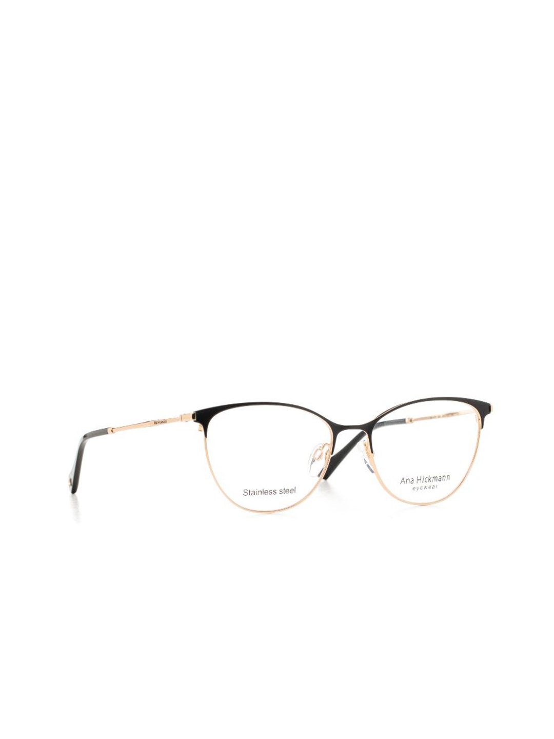 

Ana Hickmann Women Full Rim Cateye Frames, Gold