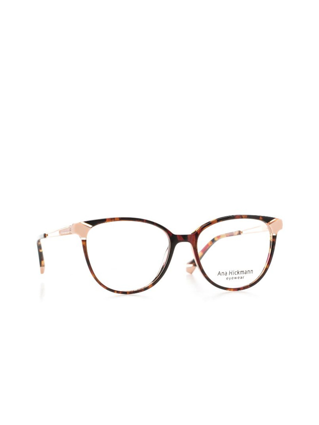 

Ana Hickmann Women Full Rim Cateye Frames, Black