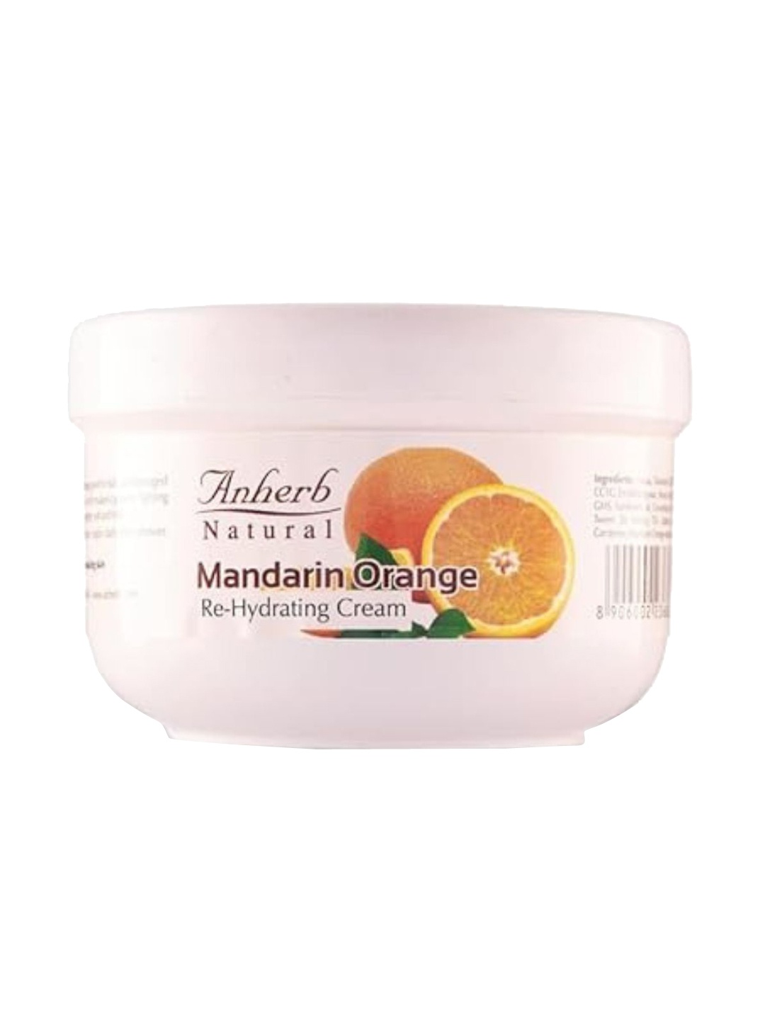 

Anherb Natural Mandarin Orange Rehydrating Face Cream - 250g, White