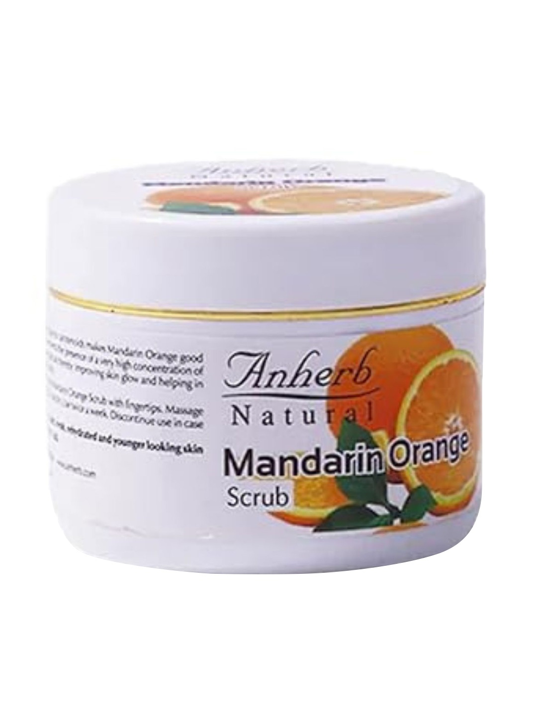 

Anherb Natural Mandarin Orange Scrub With Vitamin A - 45g, White