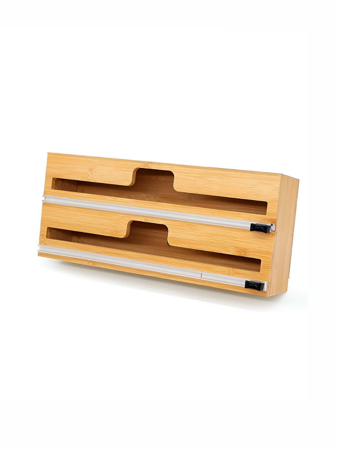 

HOUSE OF QUIRK Beige Bamboo Kitchen Storage Holder