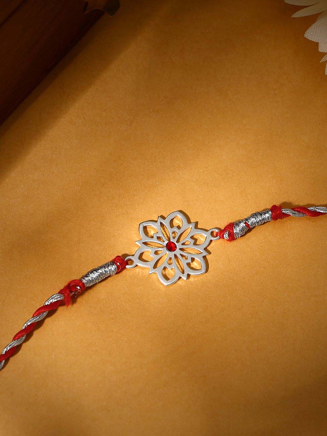 

GIVA Boys 925 Silver Mandala Thread Rakhi