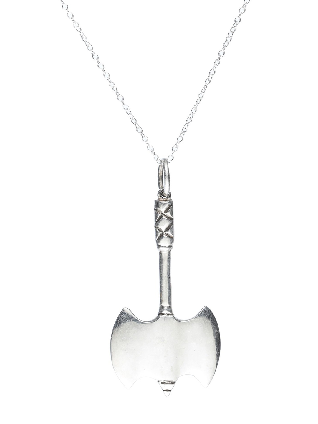 

Exotic India Sterling Silver Inverted Bat Pendant