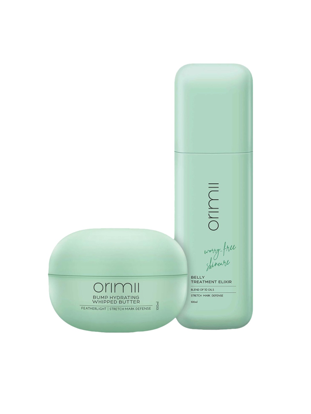 

Orimii Bump Hydrating Stretch Marks Cream & Belly Oil 100ml Each, White