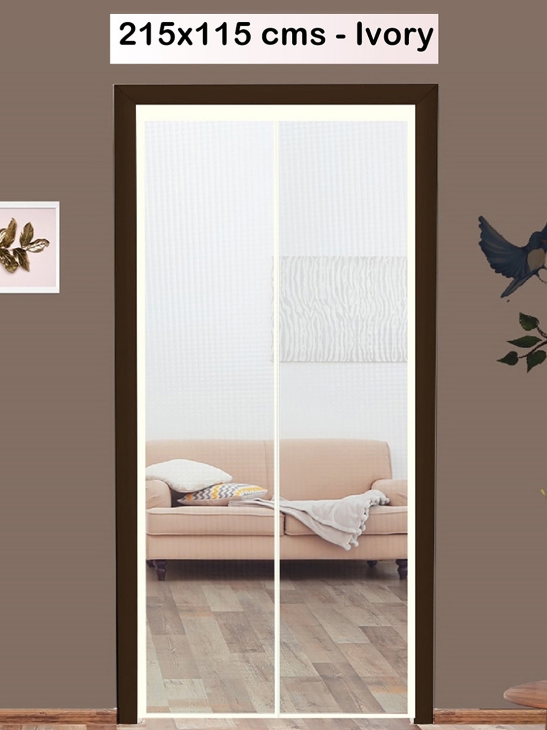 

Classic Mosquito Net White Free Entry Fiberglass Door With Magnet Mosquito Net