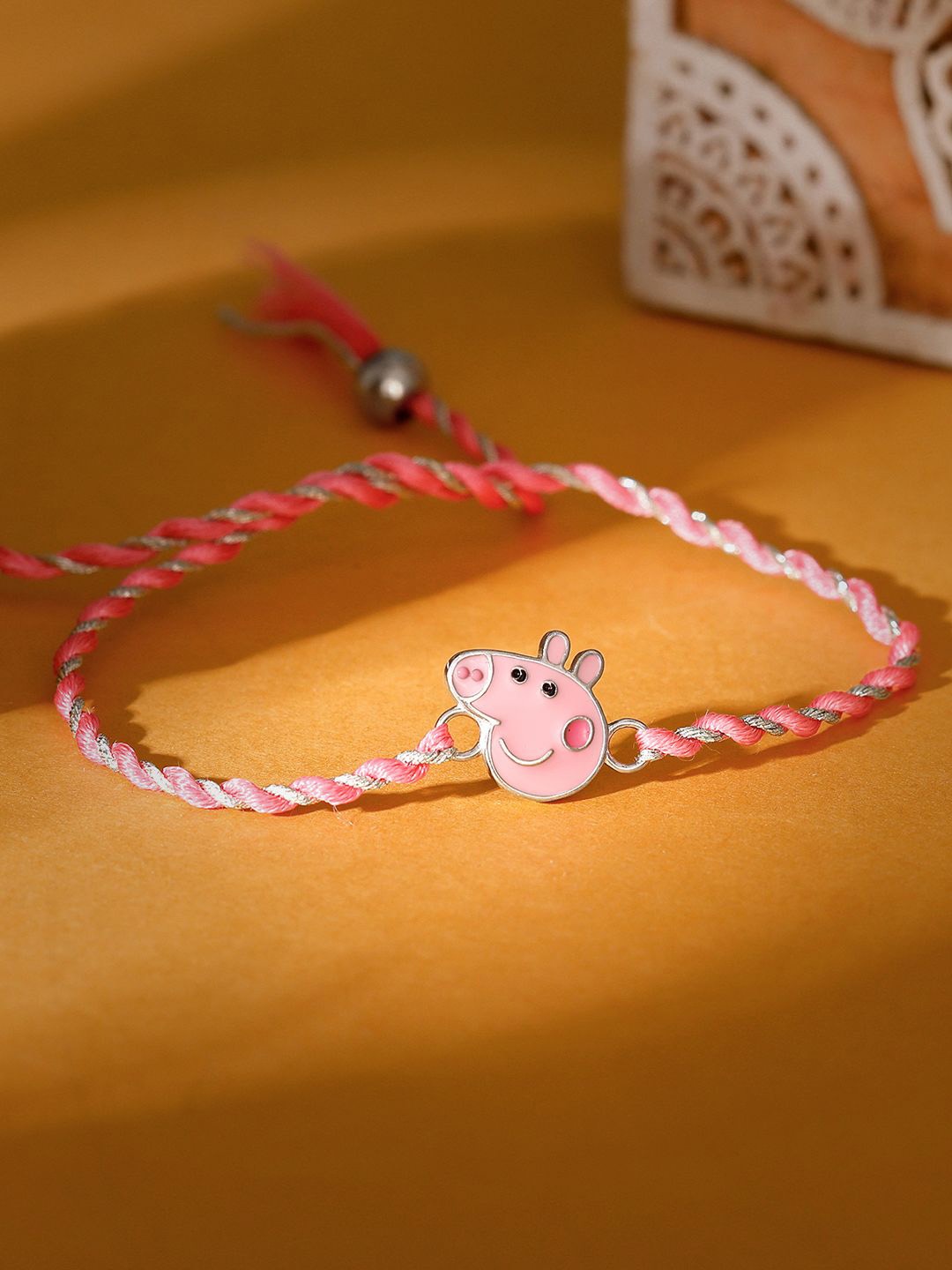 

GIVA Boys 925 Silver Peppa Thread Rakhi