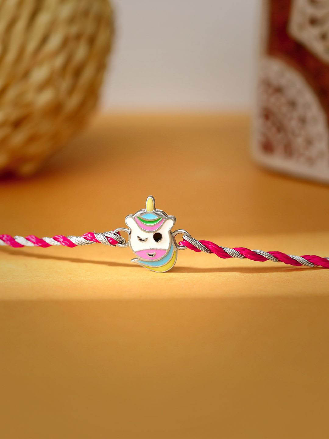 

GIVA Boys 925 Silver Unicorn Winks Thread Rakhi