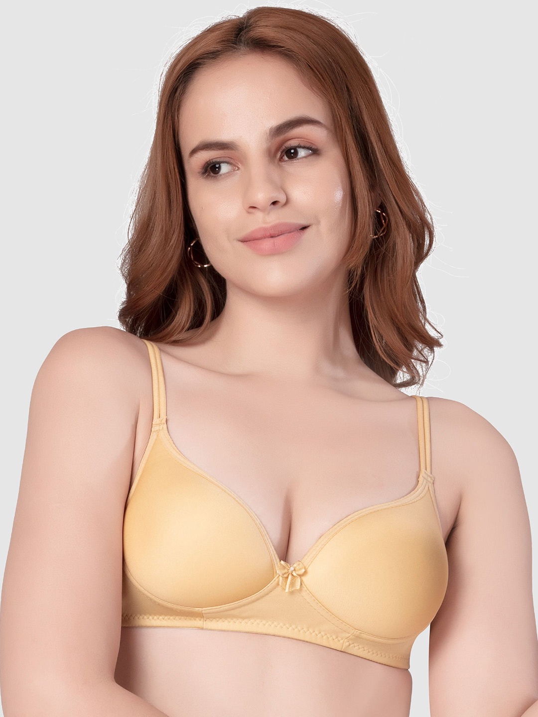 

Daisy Dee Women Full Coverage Lightly Padded Tshirt Bra, Beige