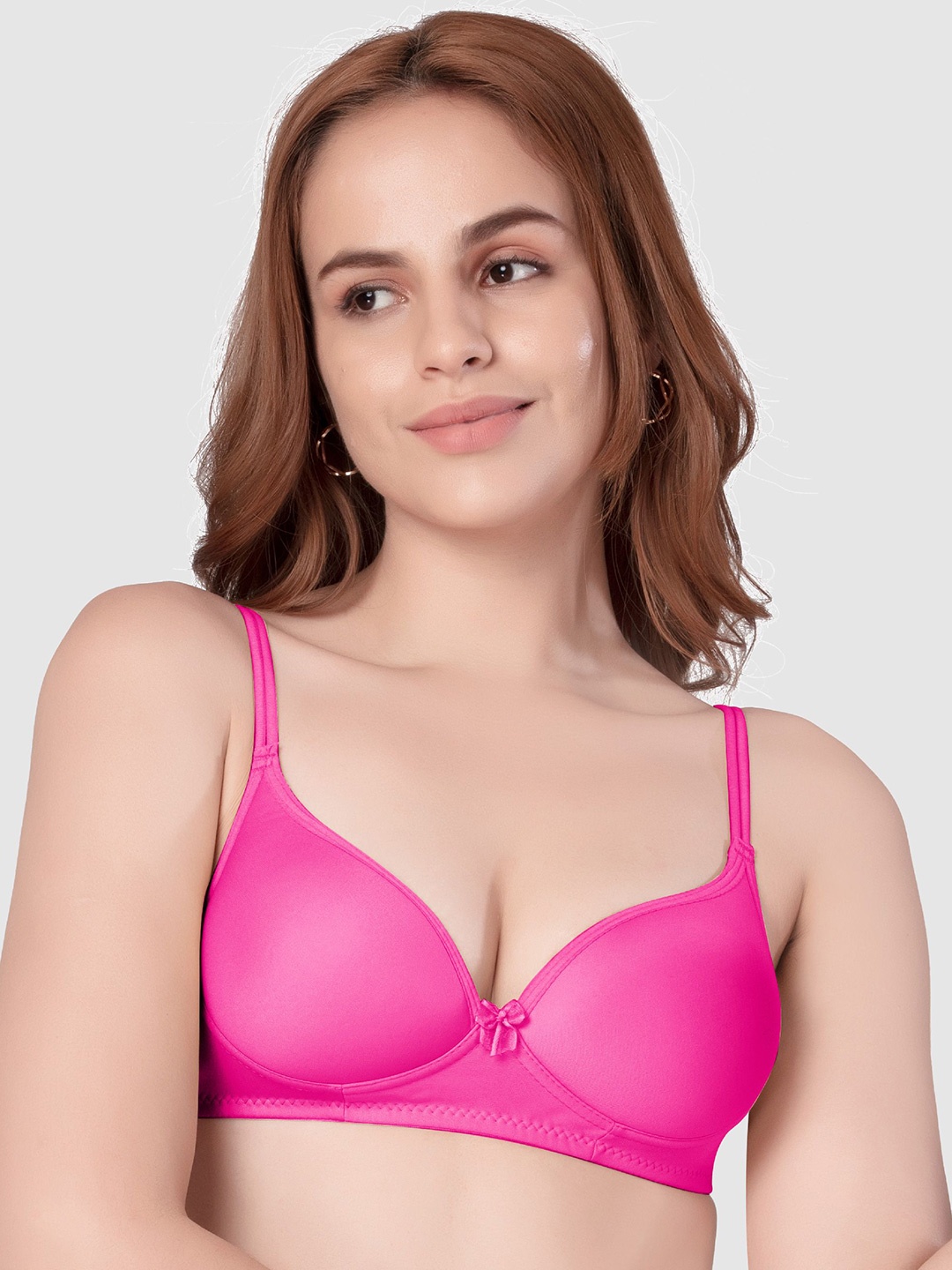 

Daisy Dee Women Full Coverage Lightly Padded Tshirt Bra, Pink