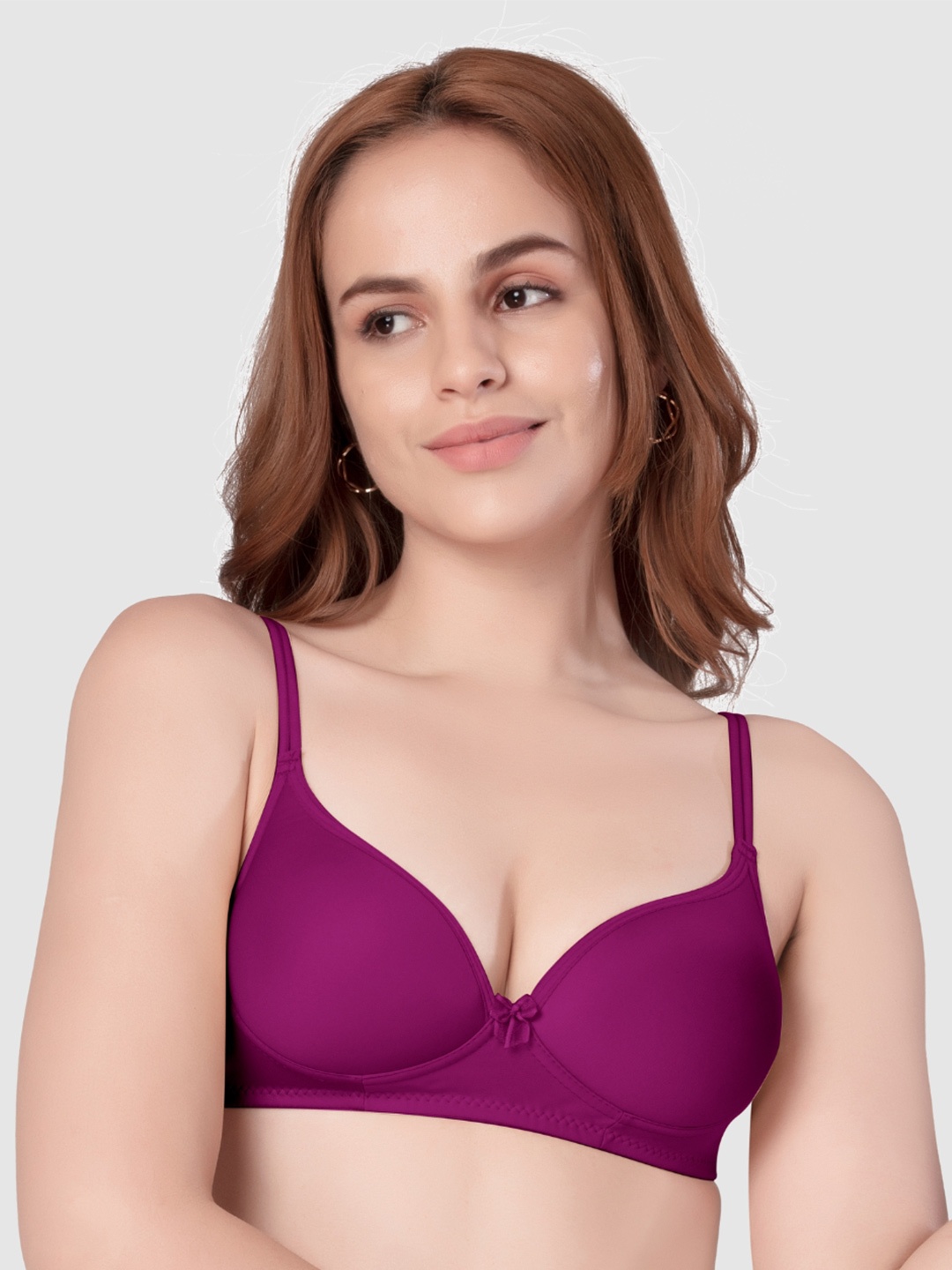 

Daisy Dee Women Full Coverage Lightly Padded Tshirt Bra, Purple