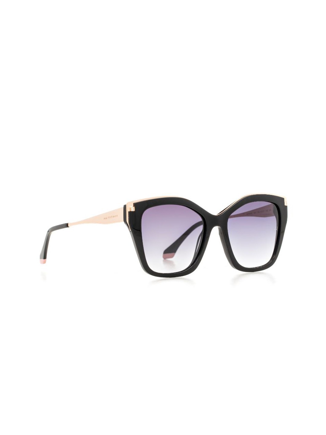 

Ana Hickmann Women Full Rim Cateye Sunglasses with UV Protected Lens, Grey
