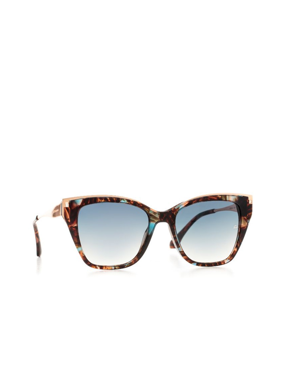 

Ana Hickmann Women Full Rim Cateye Sunglasses with UV Protected Lens, Green