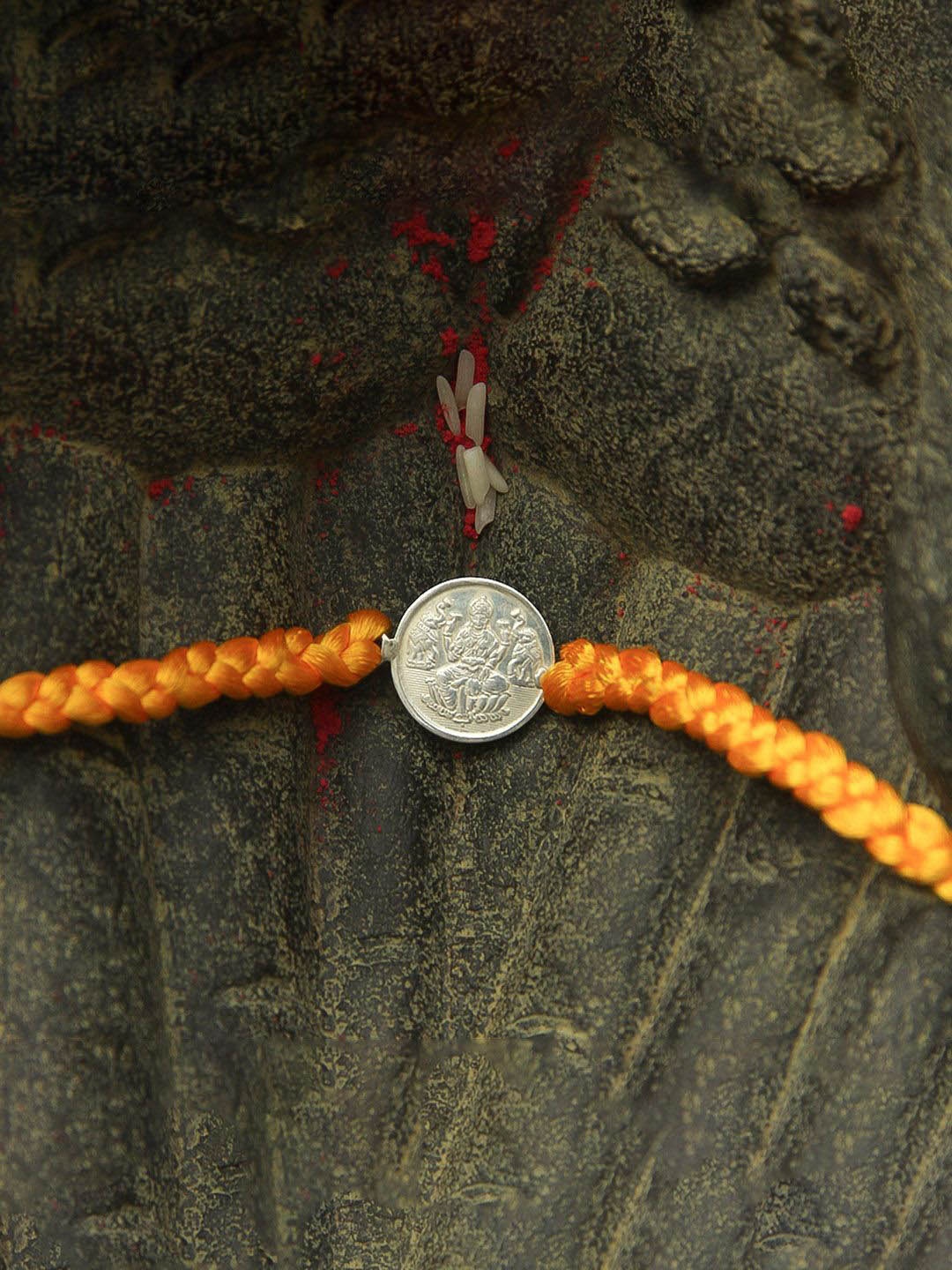 

Unniyarcha 92.5 Pure Silver Thread Rakhi
