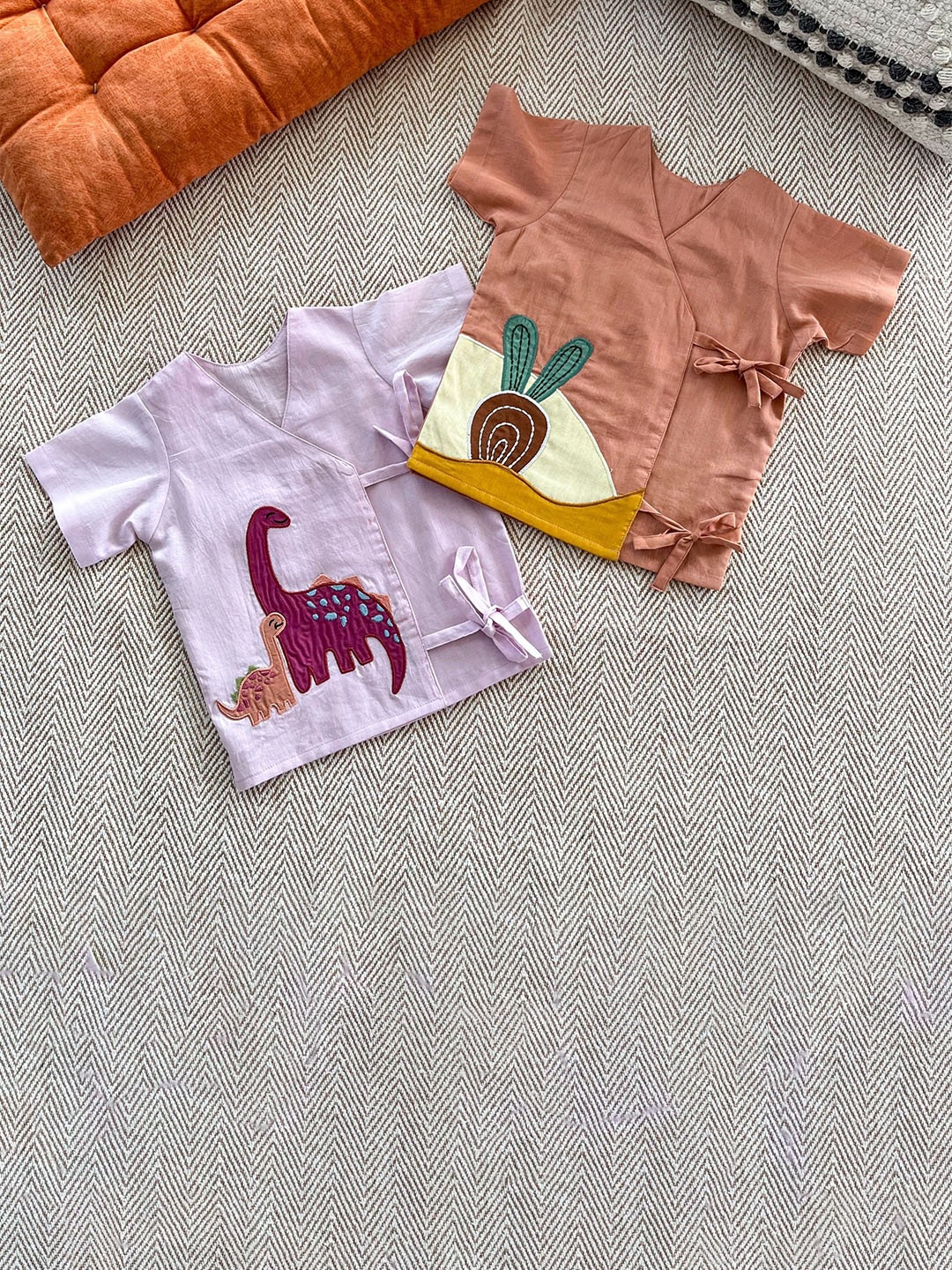 

Bhaakur Unisex Kids Comfort Opaque Casual Shirt, Brown