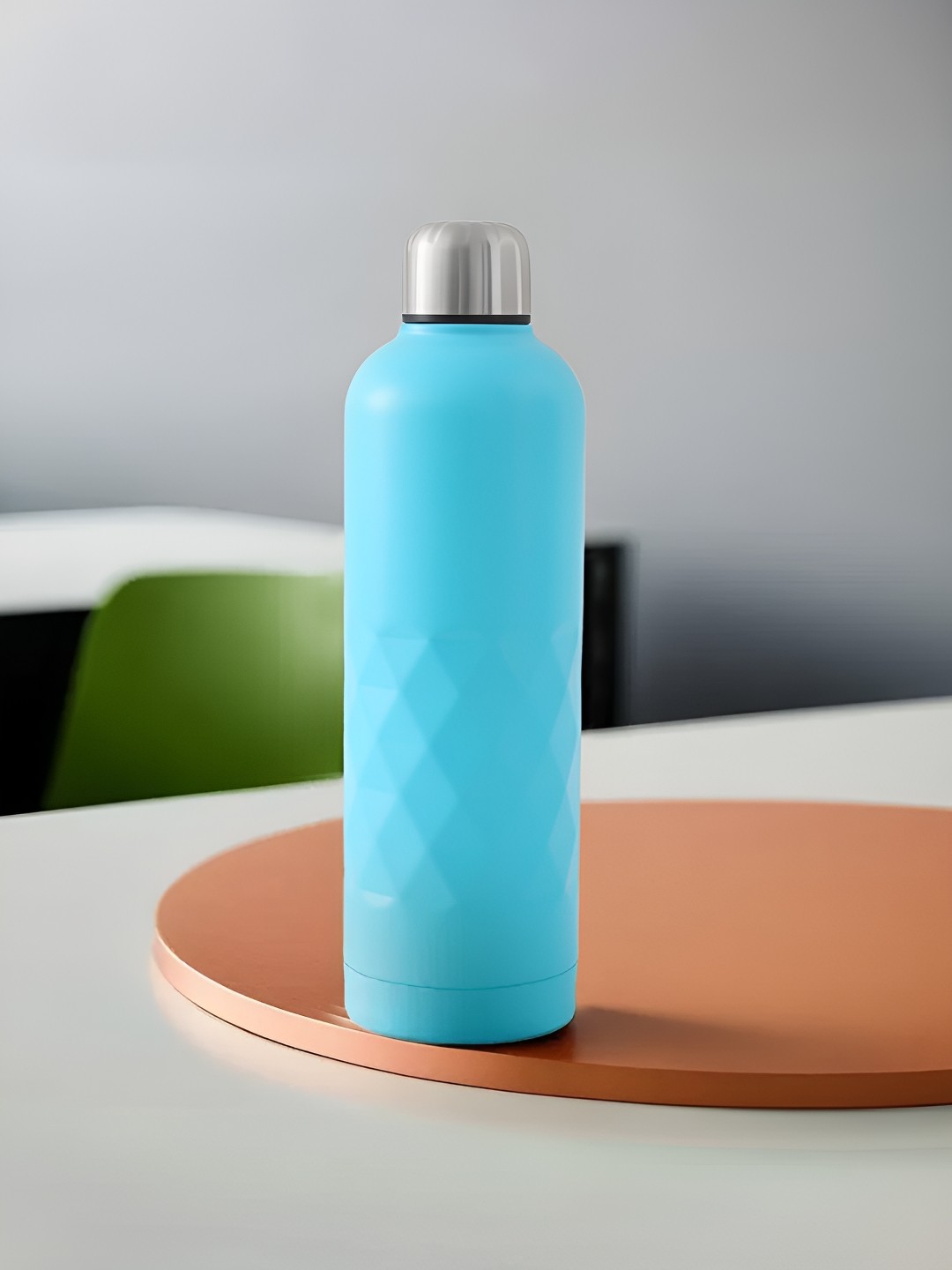 

The Better Home Blue Single Stainless Steel Single Wall Vacuum Water Bottle