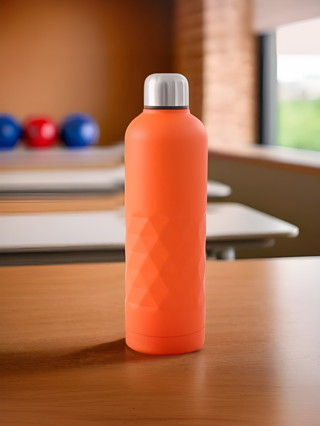 

The Better Home Orange Single Stainless Steel Single Wall Vacuum Water Bottle