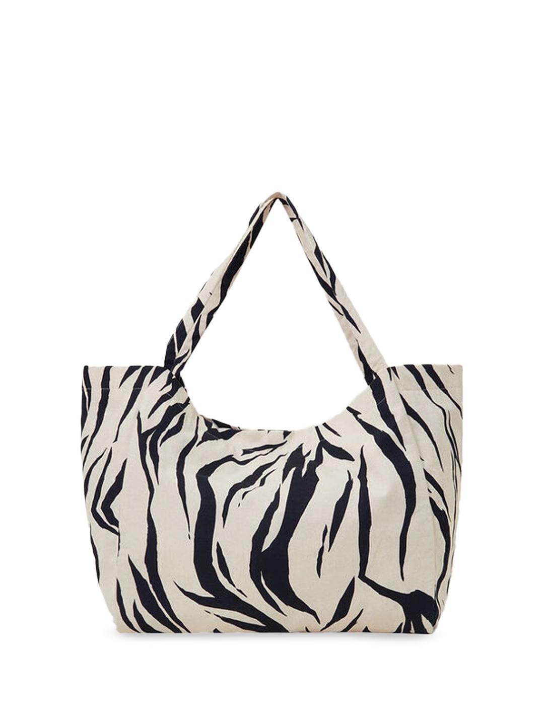 

Accessorize Women Animal Printed Structured Shoulder Bag, Black