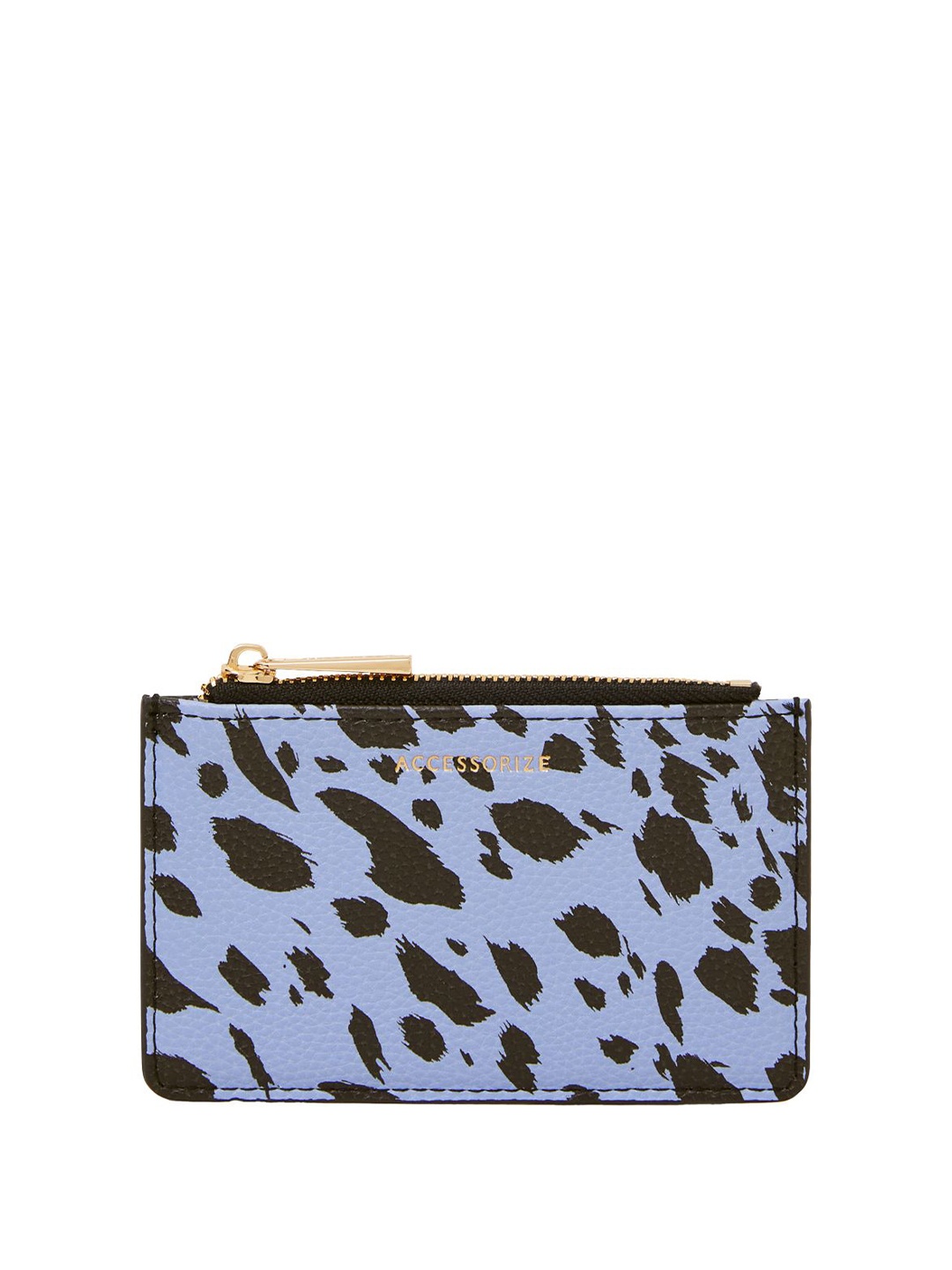 

Accessorize Women Animal Printed PU Card Holder, Blue