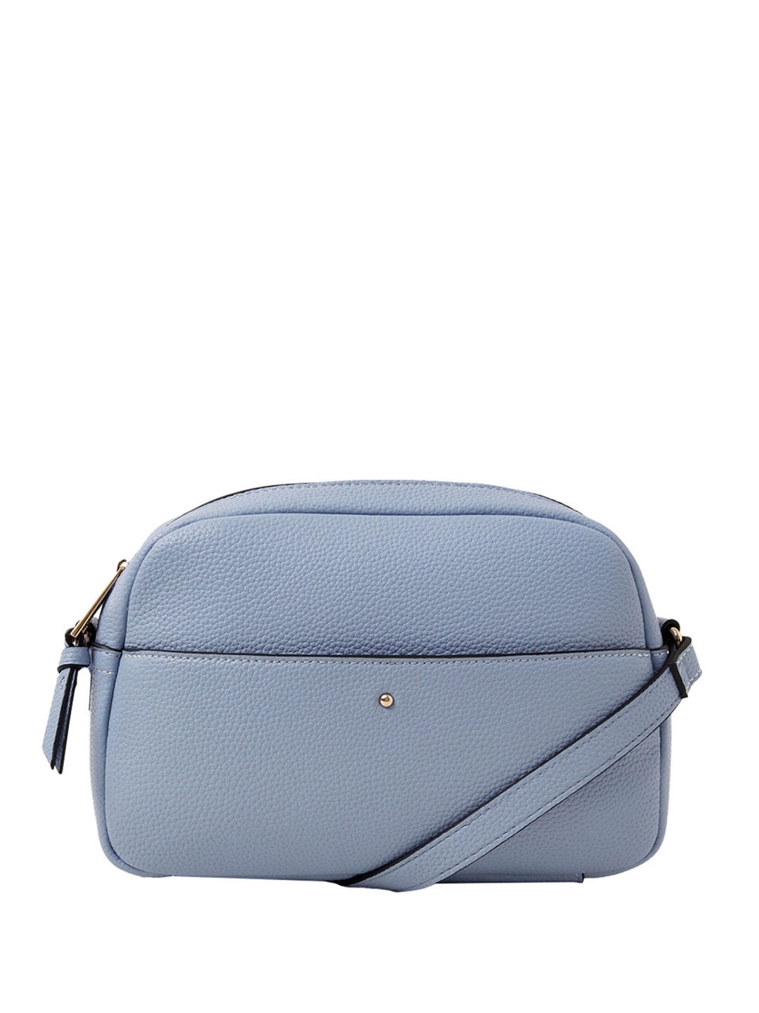 

Accessorize Women Texturd PU Structured Sling Bag, Blue