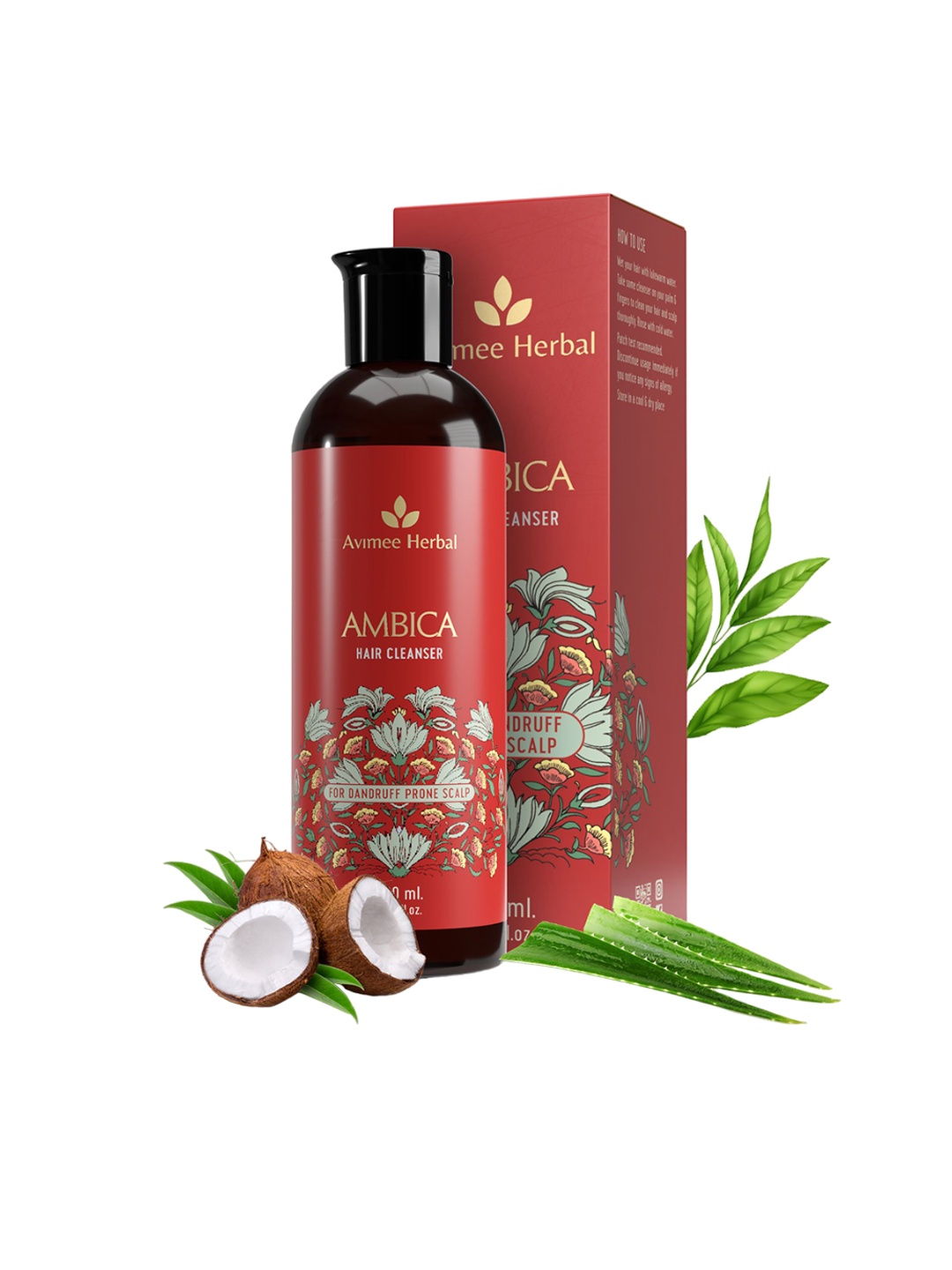 

Avimee Herbal Ambika Hair Cleanser For Dandruff Prone Scalp-200ml, Red