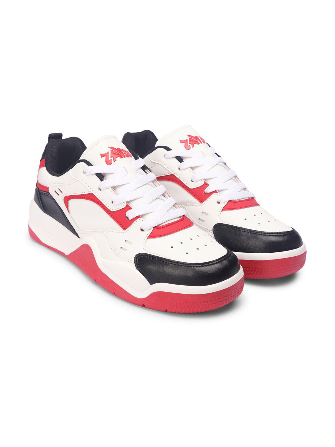 

ZAYDN FUNK Men Colourblocked Sneakers, White