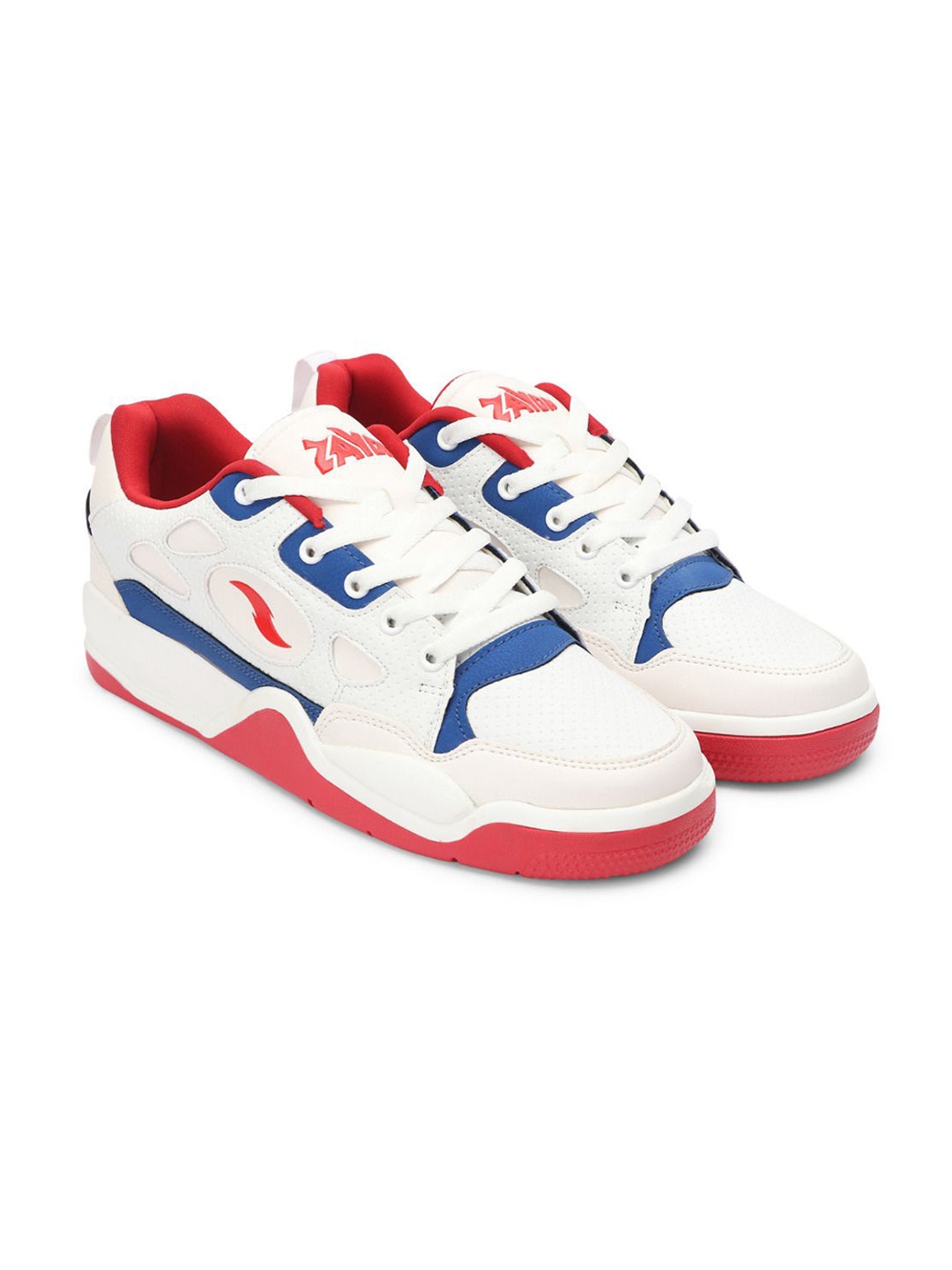 

ZAYDN FLAME Men Colourblocked Sneakers, White