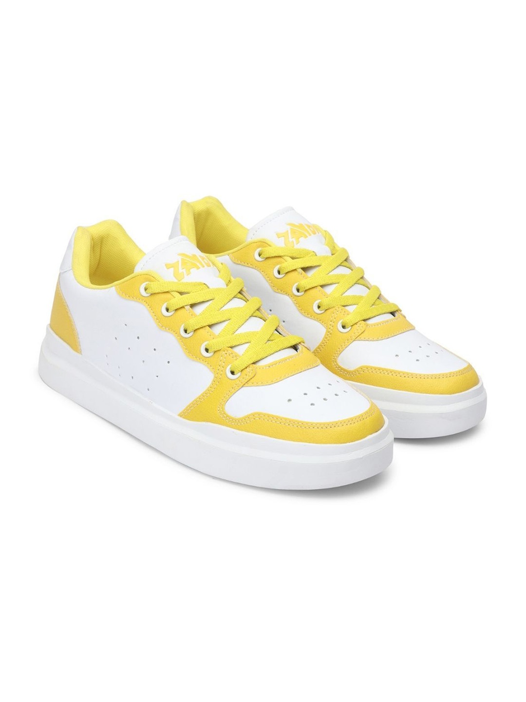 

ZAYDN Men Colourblocked Sneakers, White