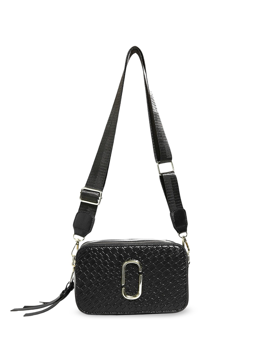 

Diva Dale Women Textured PU Swagger Sling Bag with Quilted, Black