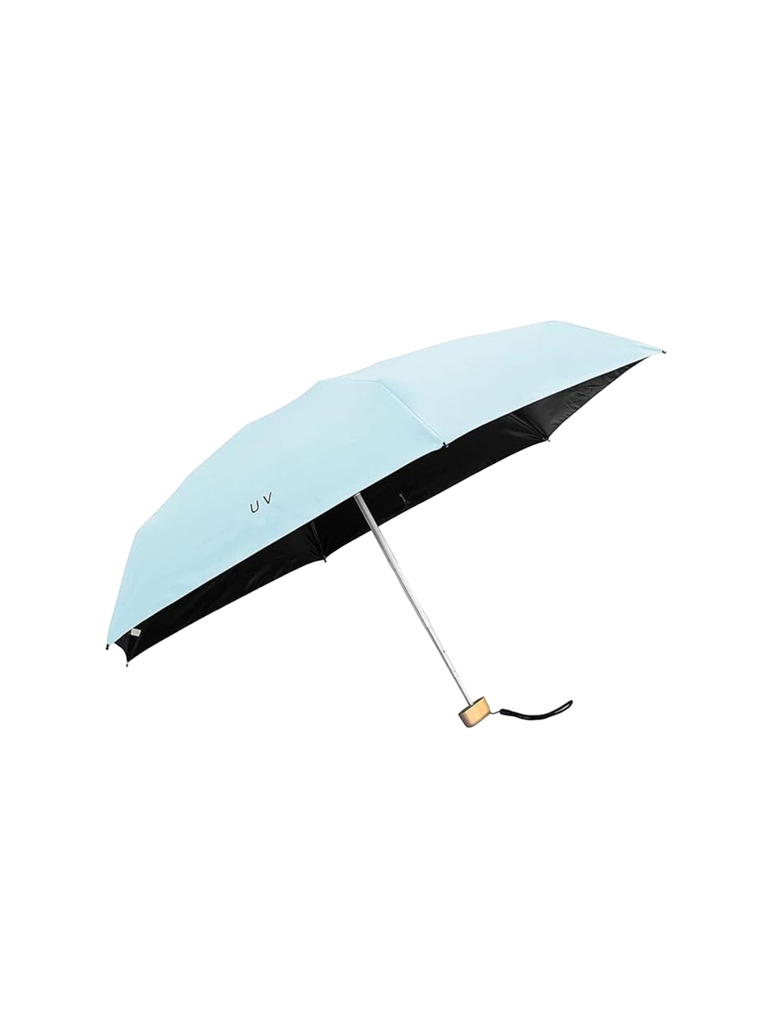 

HOUSE OF QUIRK Lightweight Manual 2 Fold Umbrellas, Turquoise blue