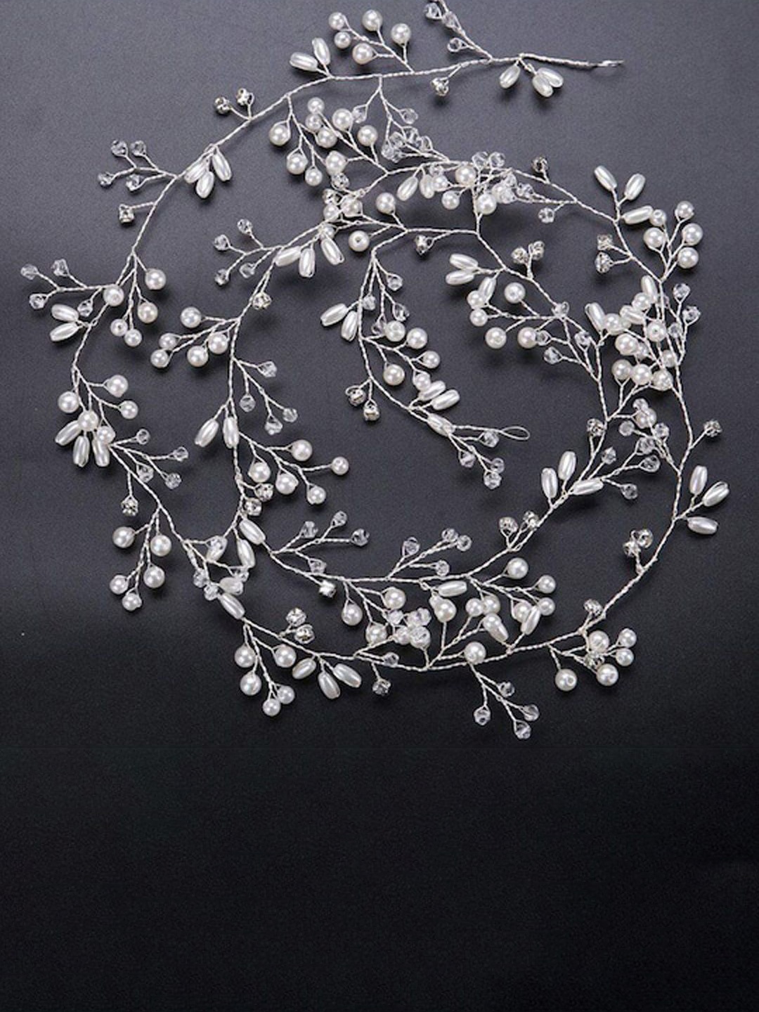 

Softwrap Women Beaded Tiara, Silver