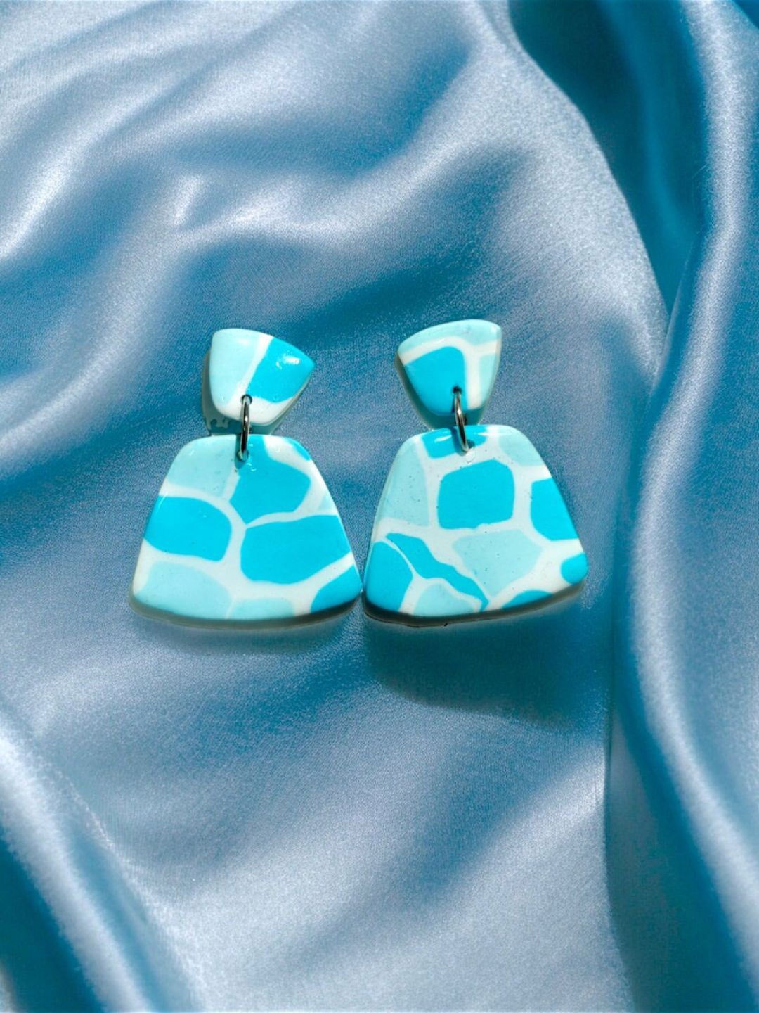 

AccessHer Contemporary Studs Earrings, Blue