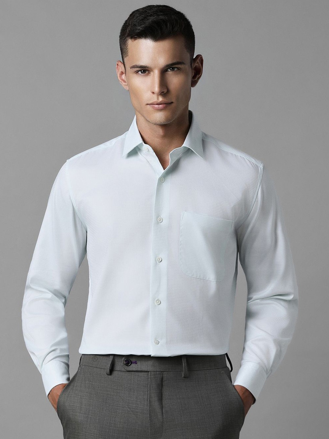

Luxure by Louis Philippe Men Opaque Formal Shirt, Blue