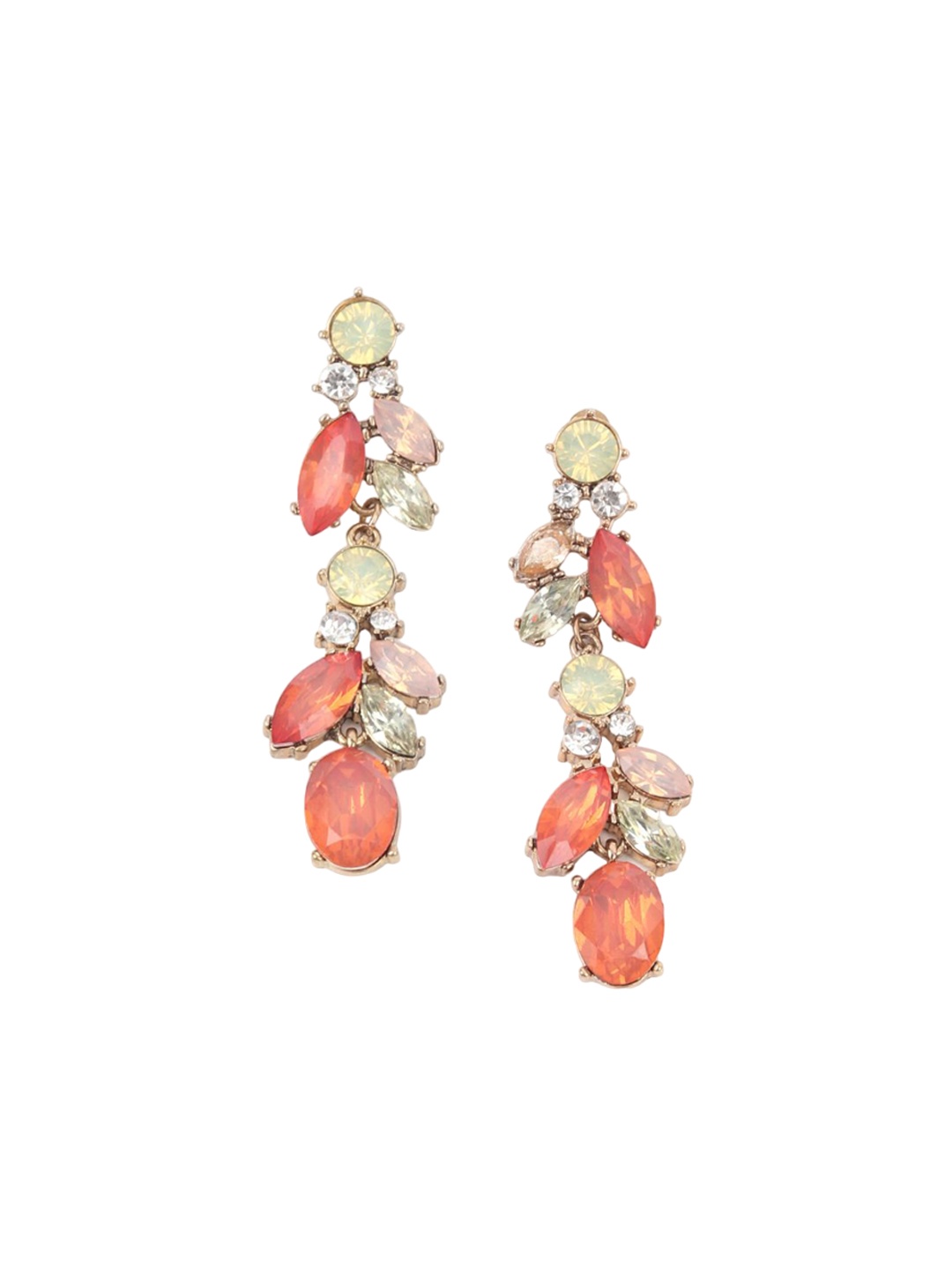 

ODETTE Gold-Plated Contemporary Drop Earrings