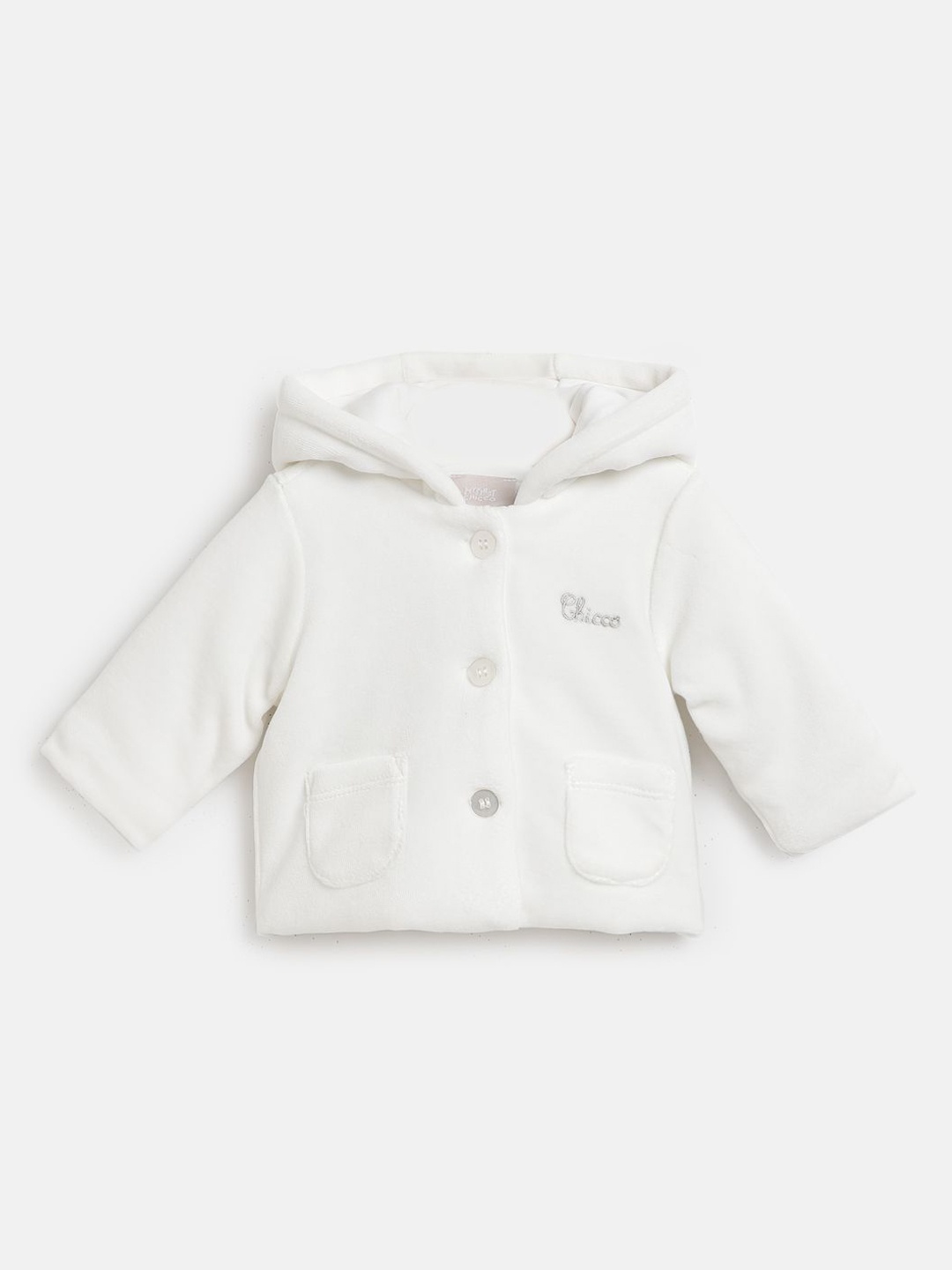 

Chicco Unisex Kids Floral Lightweight Tailored Jacket, White