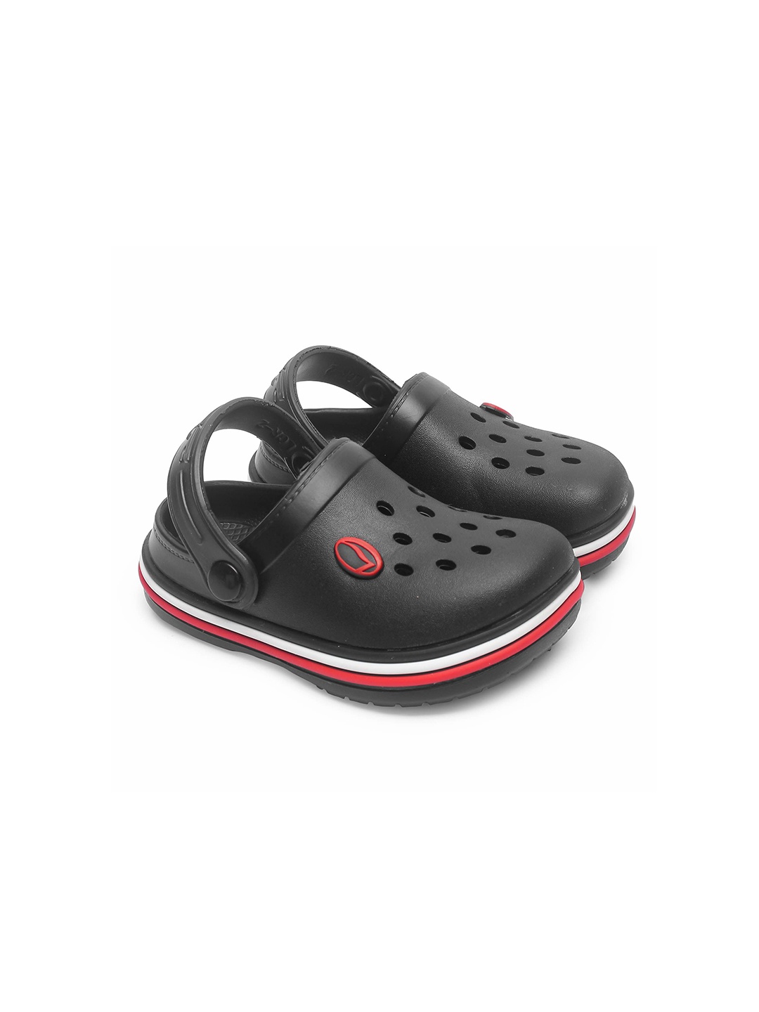 

Lancer Unisex Kids Self Design Rubber Clogs, Black