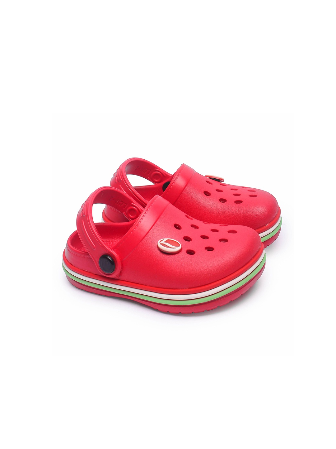 

Lancer Unisex Kids Rubber Clogs, Red