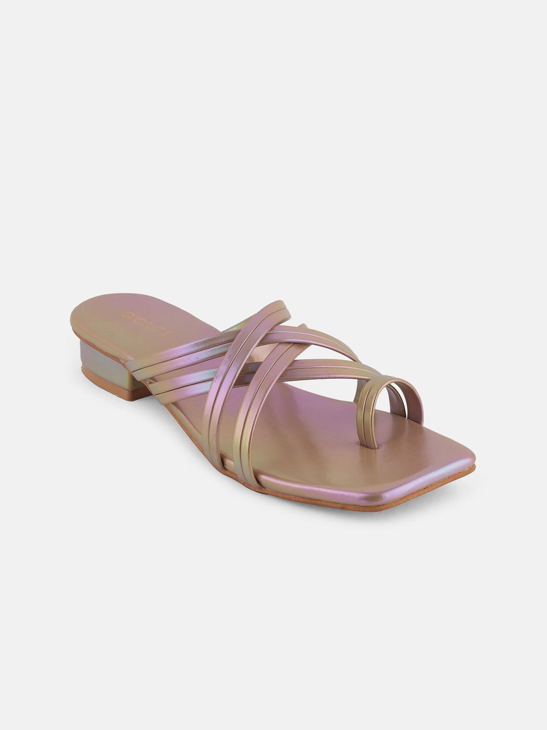 

DressBerry Women Embellished One Toe Flats, Copper