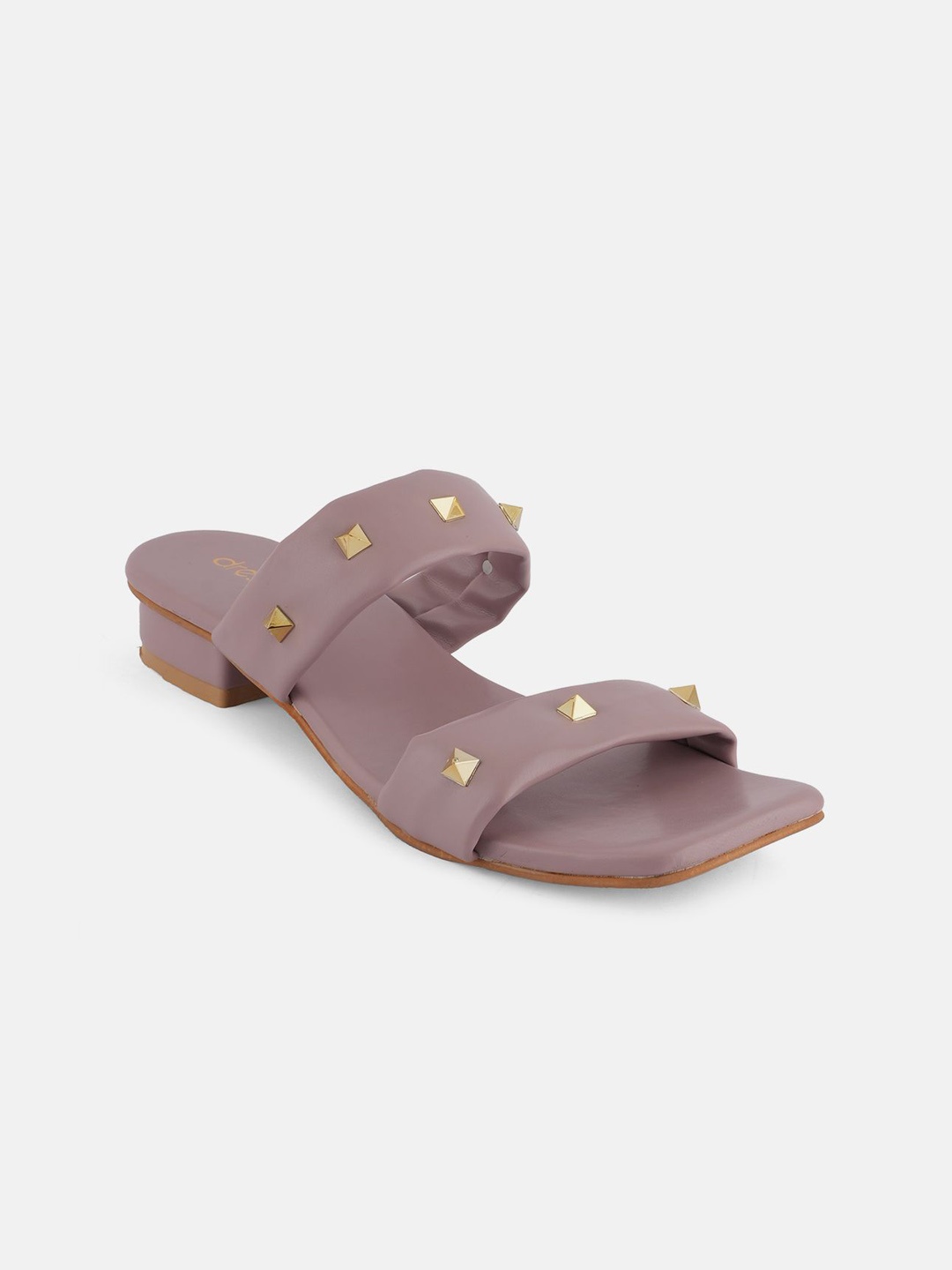 

DressBerry Women Embellished Open Toe Flats, Mauve
