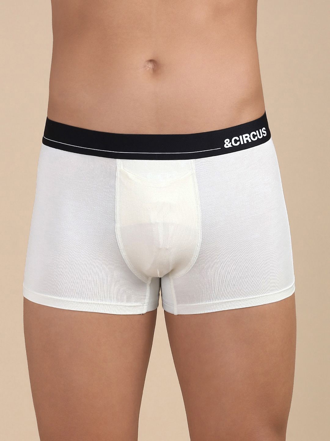 

&CIRCUS Men Moisture Absorbent Trunk TRPS_1PK_IV, White