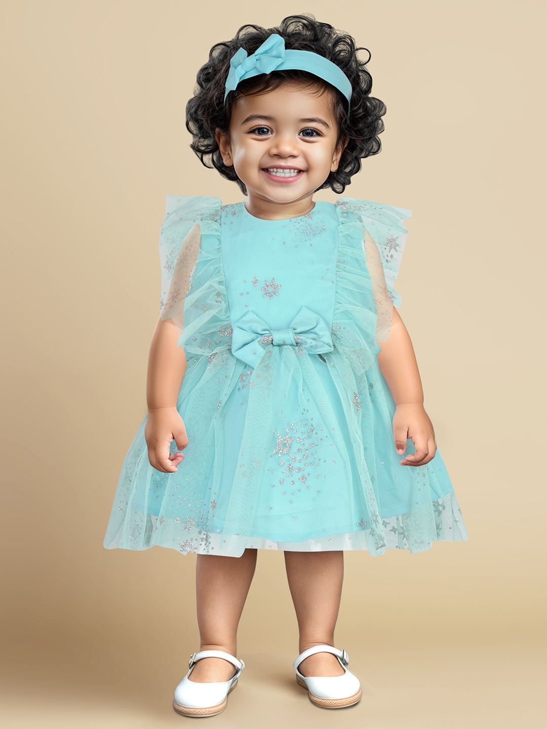 

Allen Solly Junior Fit & Flare Dress, Blue