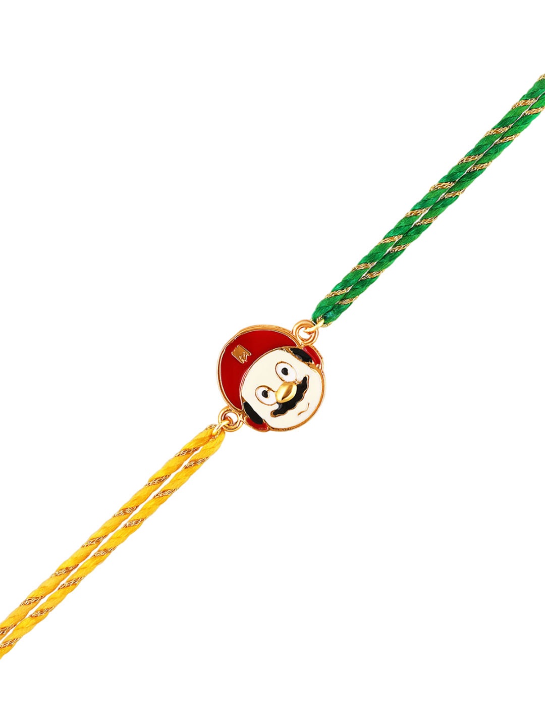 

Mahi Enameled Cartoon Thread Rakhi, Yellow