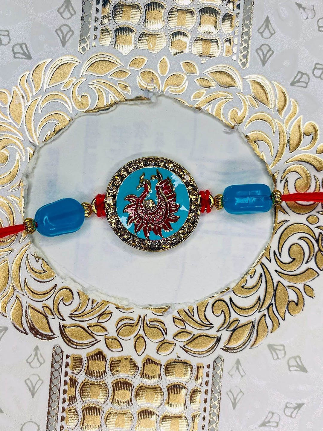 

Mahi Thread Rakhi, Red