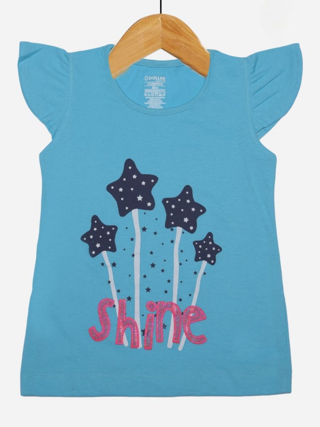 

Dollar Champion Kidswear Girls Graphic Printed T-shirt, Blue