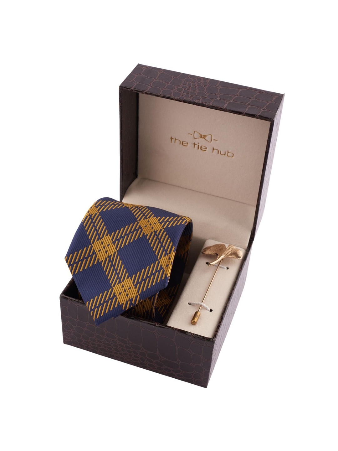 

The Tie Hub Men Accessory Gift Set of, Blue