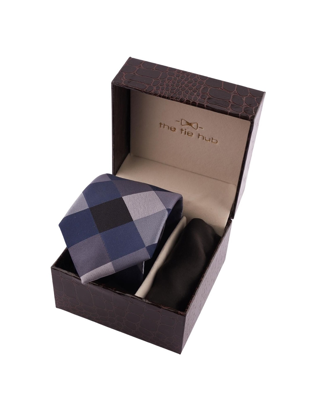

The Tie Hub Men Accessory Gift Set of, Black