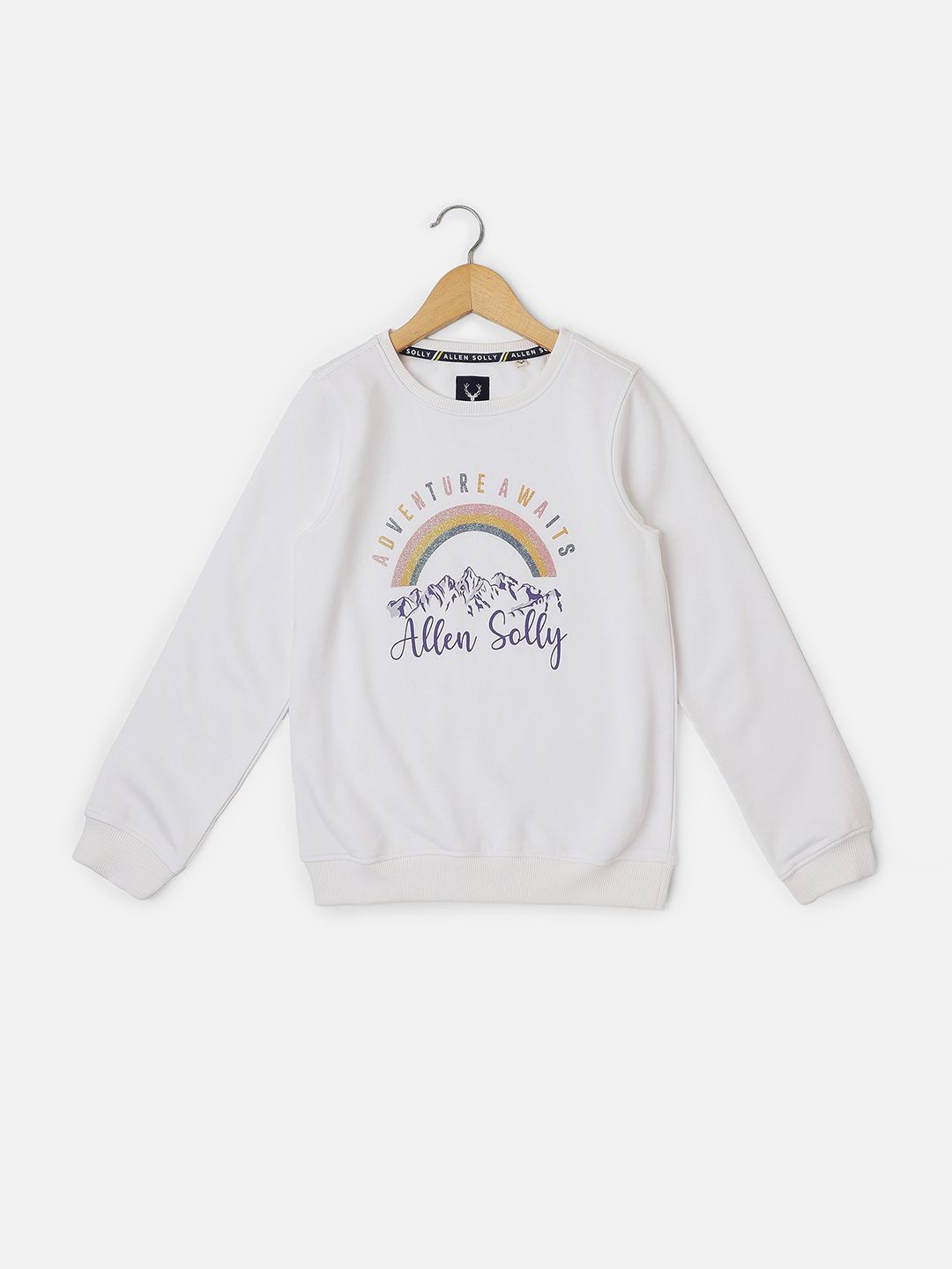 

Allen Solly Junior Girls Printed Sweatshirt, White