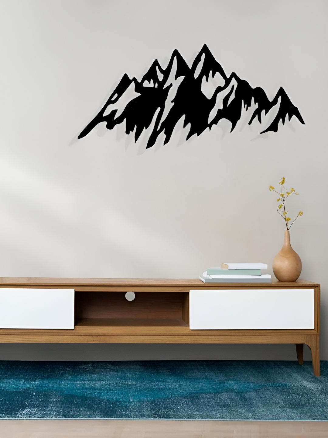 

ARTROOMS Black Mountain Metal Wall Hanging