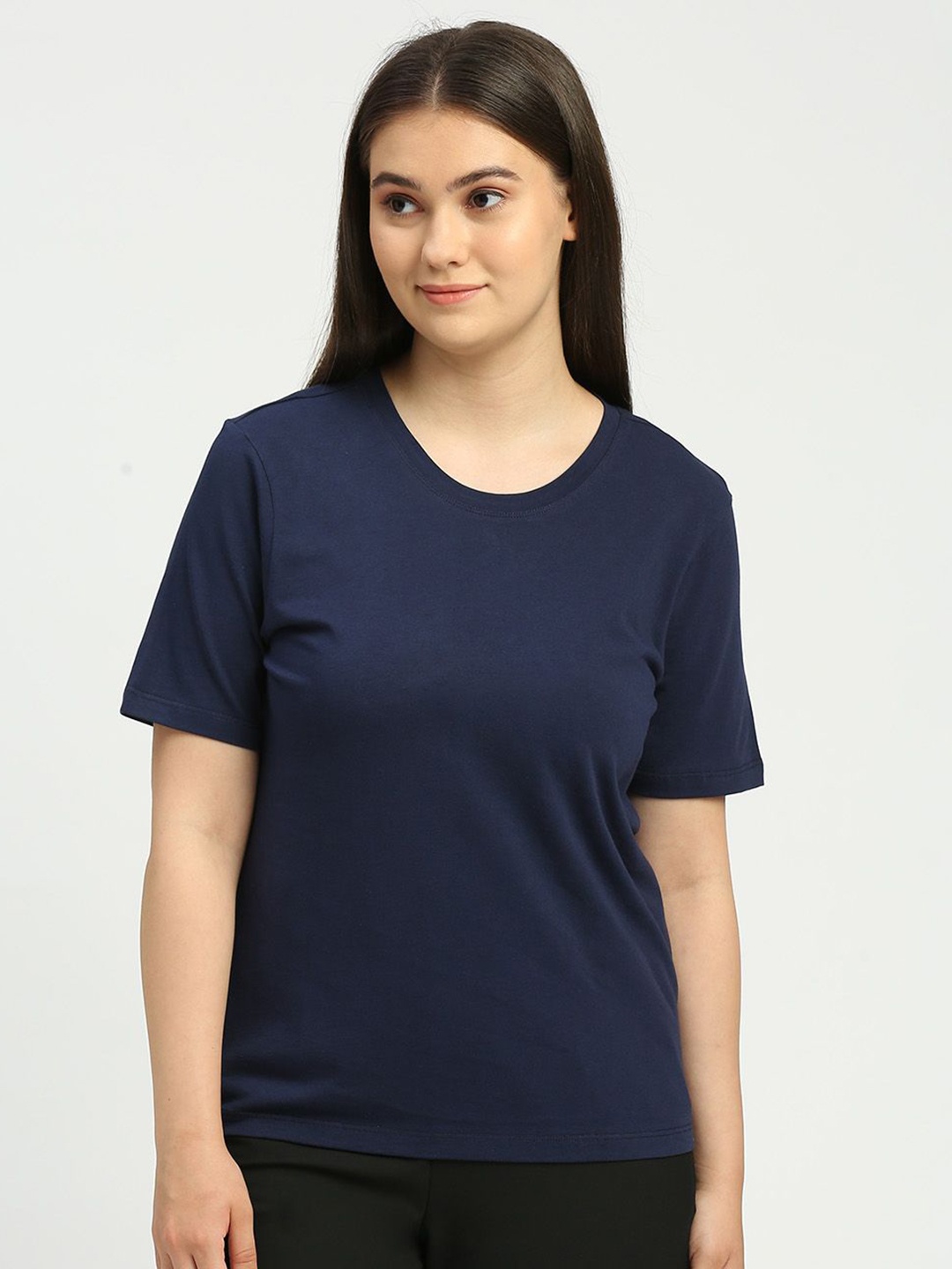 

ONEMILE Women Pockets T-shirt, Navy blue