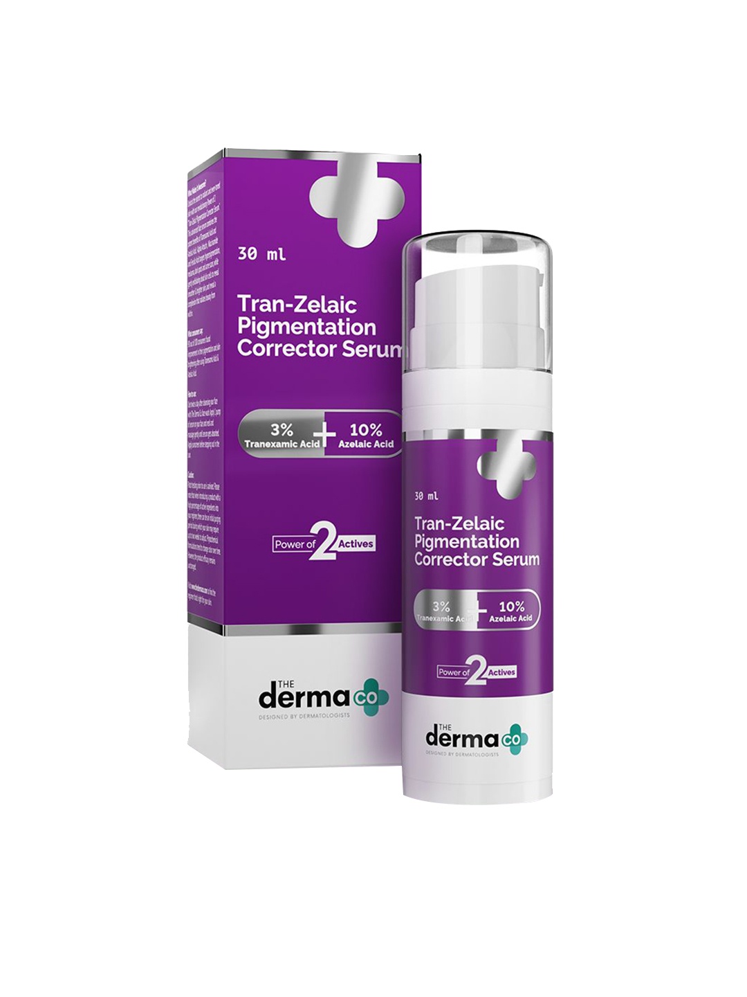 

The Derma co. Tran-Zelaic Pigmentation Corrector Serum - 30ml, Purple